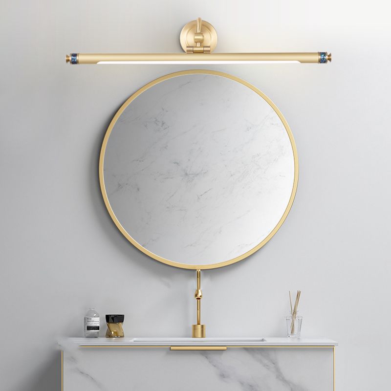 LED Vanity Light Fixtures Traditional Mirror Front Lighting with Acrylic Shade