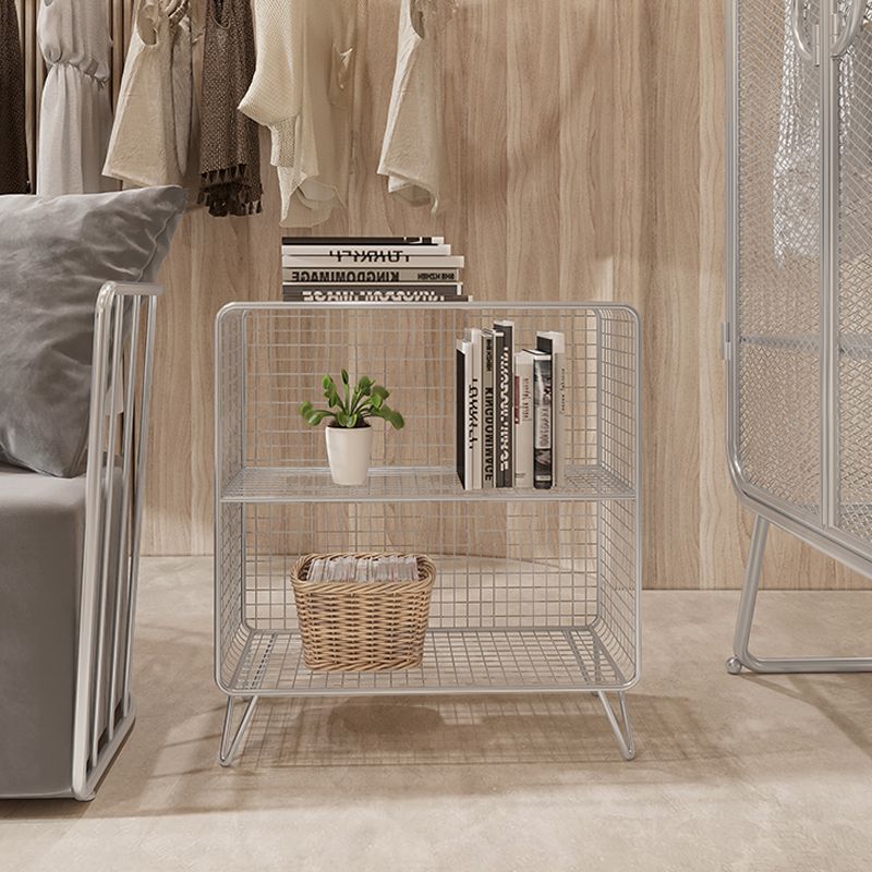 Bibliothèque standard de style industriel Metal à l'arrière fermé pour le bureau à domicile