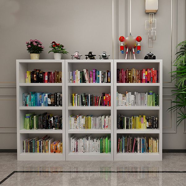 White Modern Style Bookshelf Engineer Wood Bookcase for Home