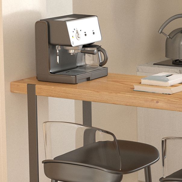 Contemporary Style Bar Set 1/3 Pieces Solid Wood Rectangle Pub Dining Set for Indoor