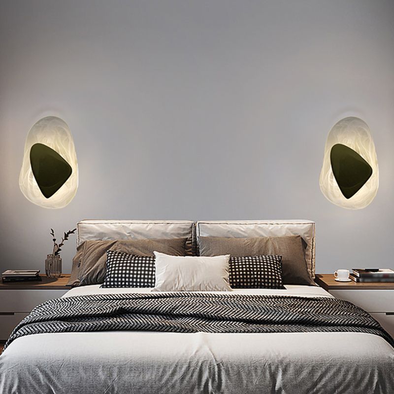 Geometric Shape Metal Wall Lighting Modern Style 1 Light Wall Mounted Light