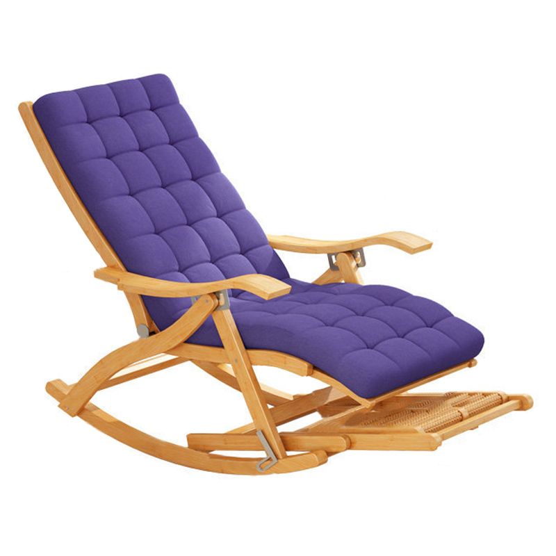 Traditional Recliner Chair Folding Rocker Chair for Living Room