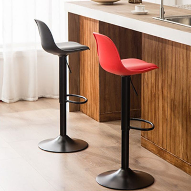 Taburete de bar de estilo escandinavo con taburete de mostrador de asiento de cuero para barra de cocina