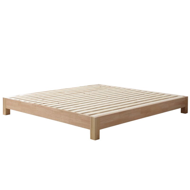Platform Bed Frame in Solid Wood with 4 Legs Platform Bed for Bedroom