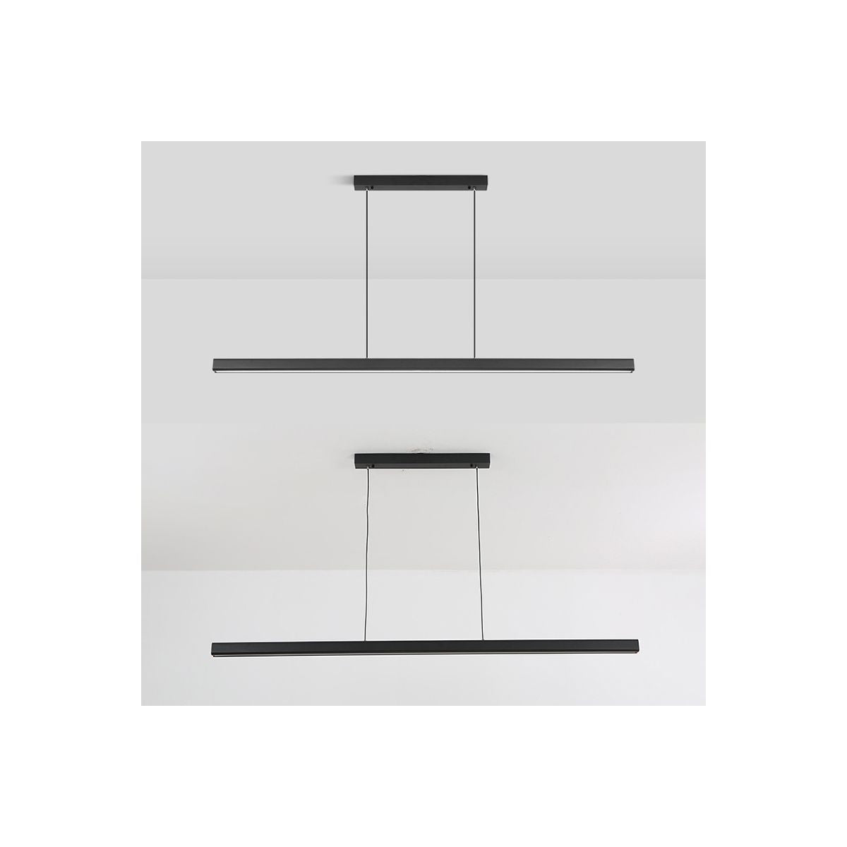 Modern Island Lighting with Acrylic Shade Metal Pendant Lighting Fixtures