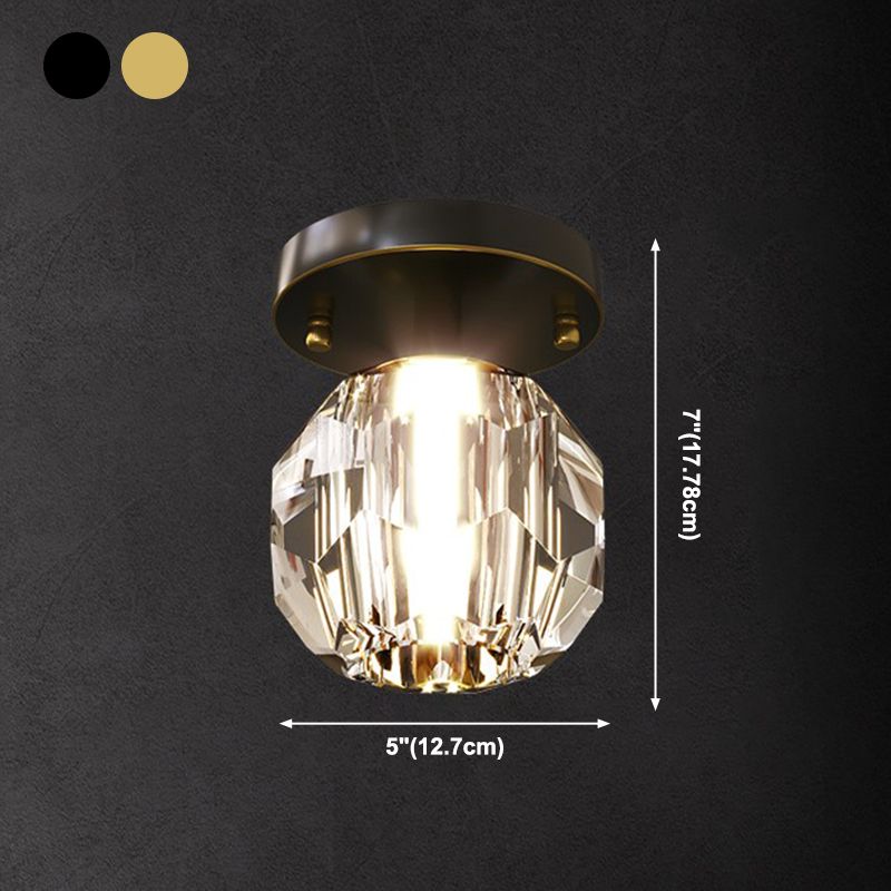 Plafoniera da soffitto in cristallo con montaggio a incasso Plafoniere contemporanee