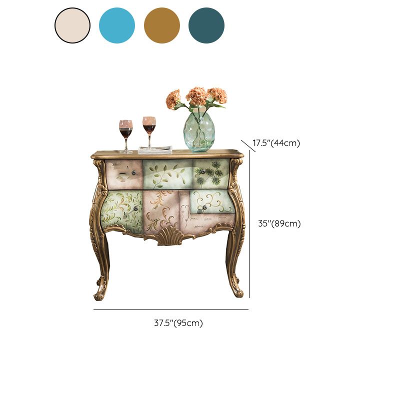 Classic Glam Storage Chest Solid Wood Storage Chest Dresser with 2/3 Drawers