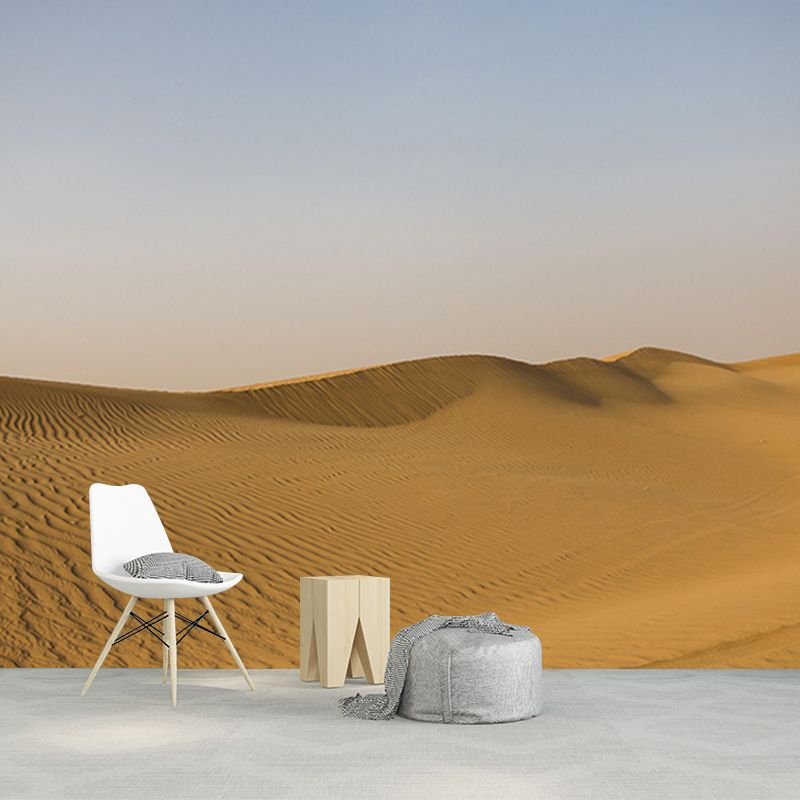 Modern Desert Mural Wallpaper Mildew Resistant Bedroom Wall Decor