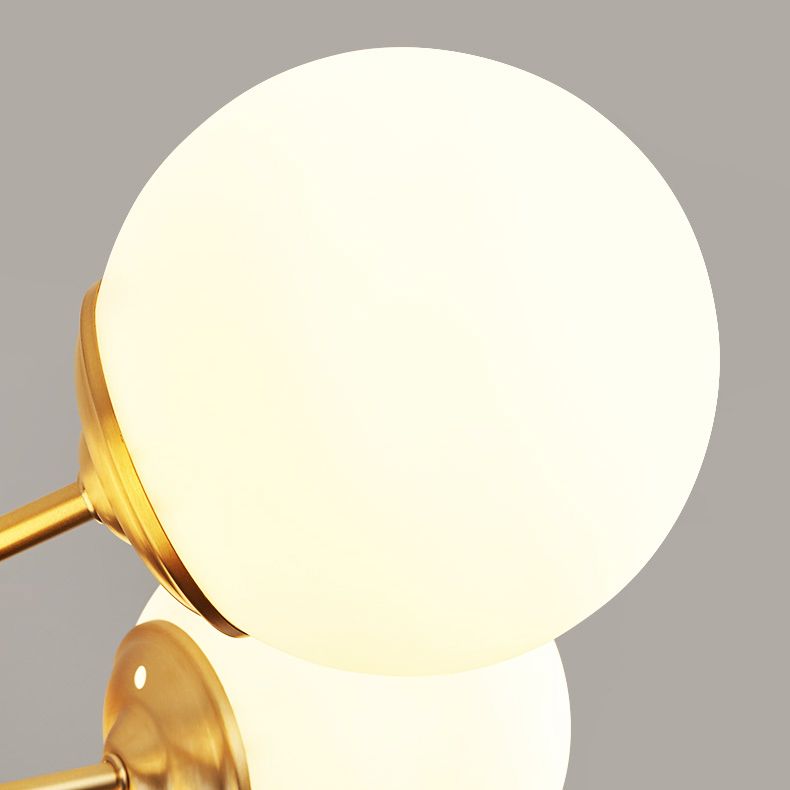 Lampade per lampadario moderno di rame Sputnik lampada a sospensione per soggiorno per soggiorno