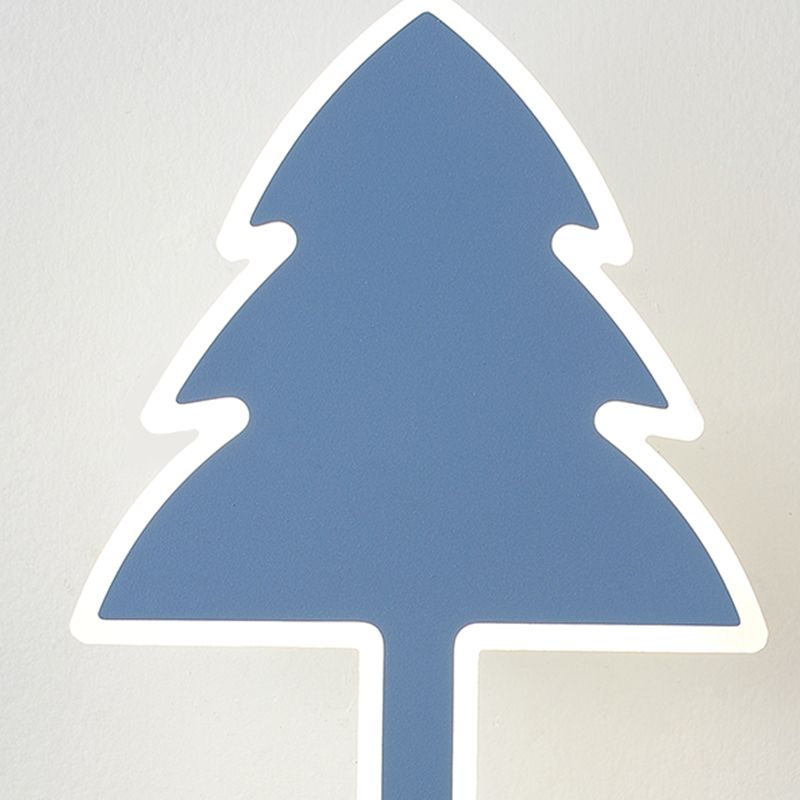 Cartoon Style Wall Light Colorful Metal Wall Lamp for Children's Room (Included Doll)