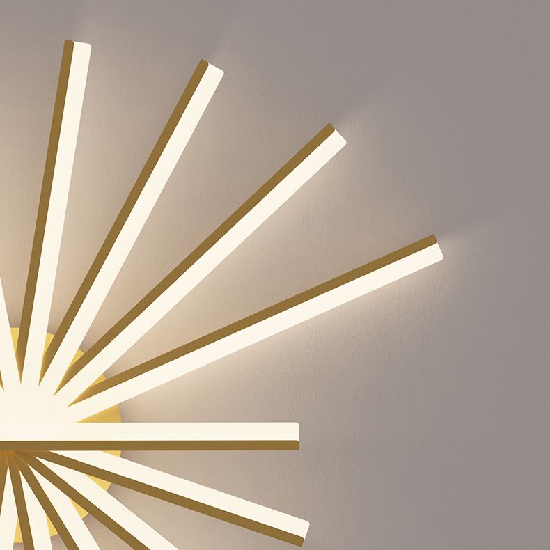 Sputnik Design LED Flush Mounted Ceiling Lights Simplicity Lighting Fixture for Bedroom