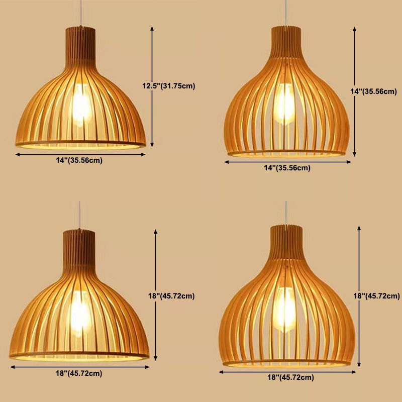 1 Lichthängerlampenvorrichtung moderner hölzerne Anhänger Licht für Esszimmer
