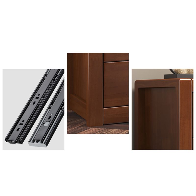 Contemporary Solid Wood Storage Chest Bedroom Chest with Drawers