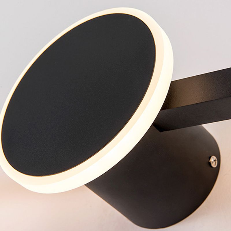 Modern Wall Light Fixture Metal 2 Light Wall Mounted Lighting for Living Room