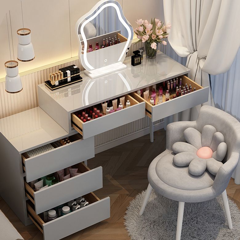 Contemporary Simple Vanity Make up Dressing Table with Storage Drawers