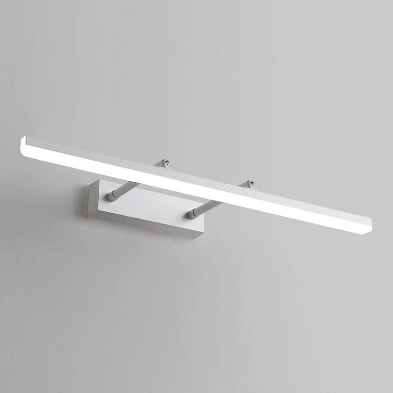 Accesorio de lámparas de espejo LED de estilo moderno nórdico Smart Smart ajustable Mirror de luz para baño