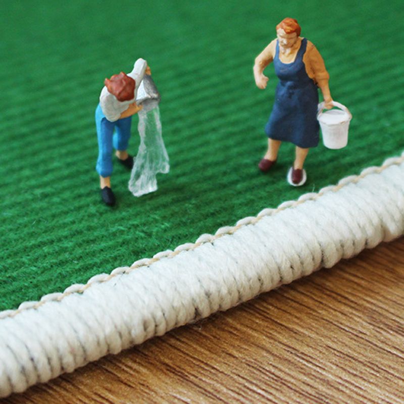 Blue Novelty Rug Polyester Universe Rug Non-Slip Backing Rug for Living Room