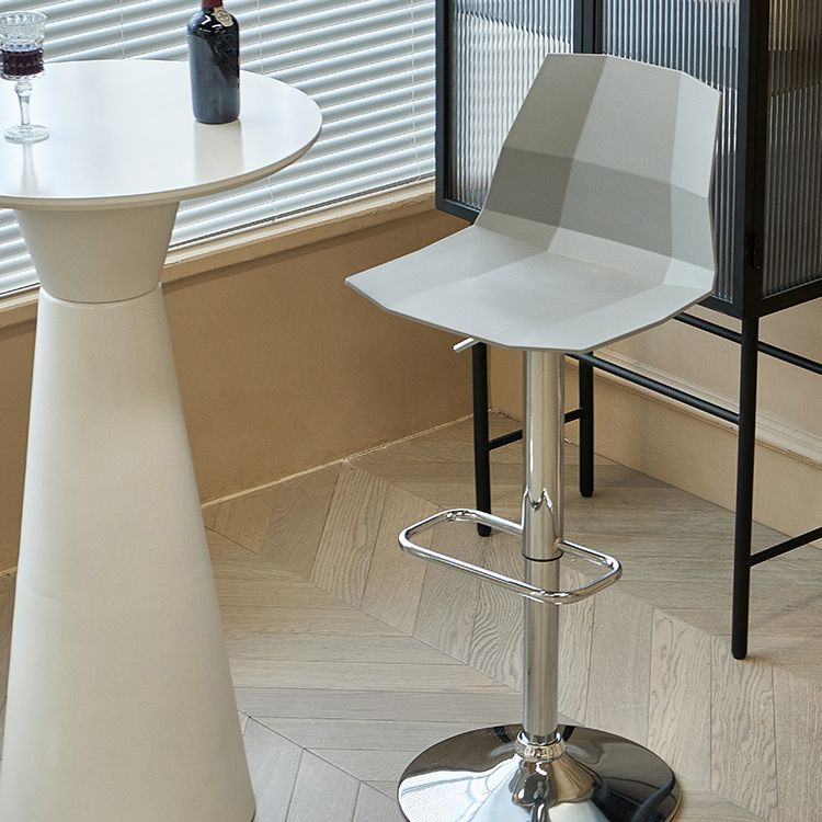 Plastic Adjustable Counter Bar Stool Modern Indoor Counter Stool with Swivel