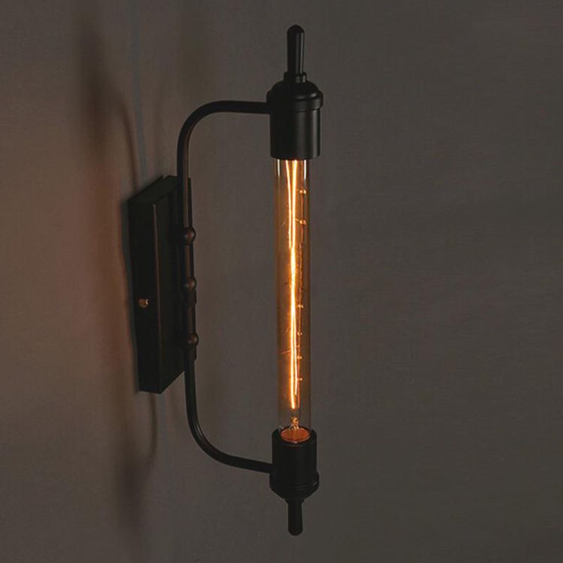 Retro Industrial Style Water Pipe Wall Mounted Lights Metallic Wall Mounted Lamp for Bar