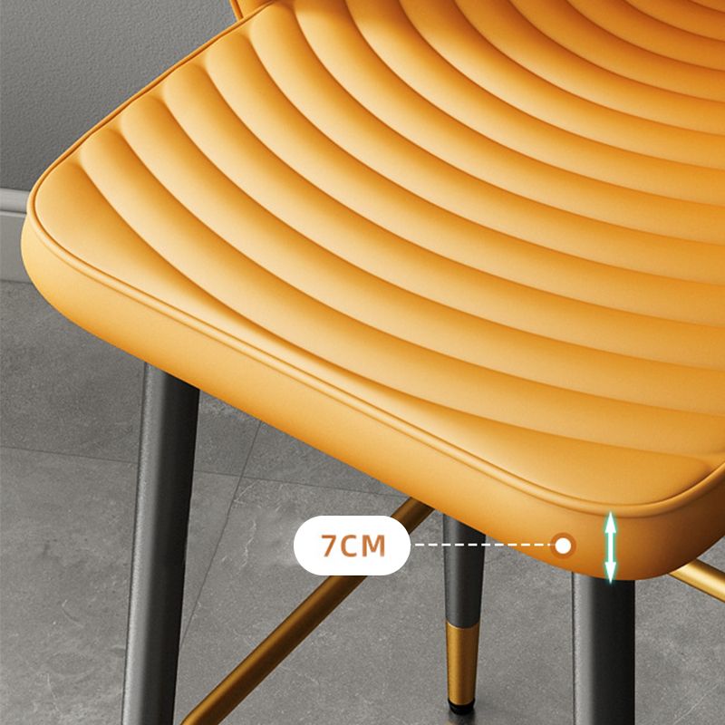 Modern Style Rotatable Barstool Pu Leather Counter Bar Stool with Metal Legs