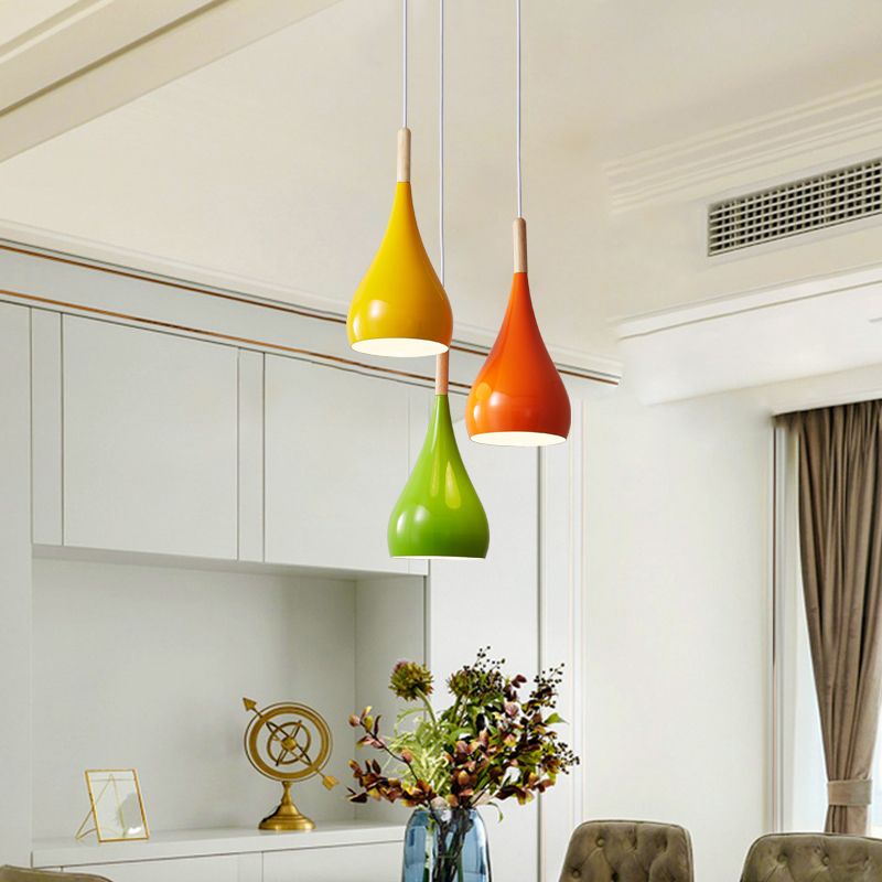 Luce Mini Mini Bell Bell, Luce in metallo Macaron Ampicca singola