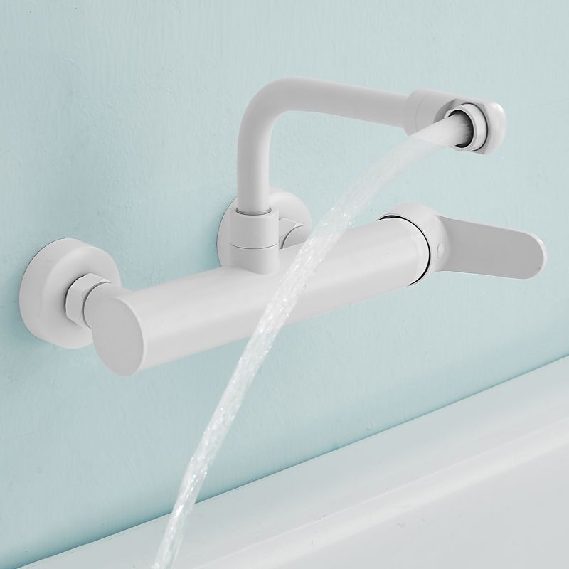 Modern Rotatable Bar Filler One Handle Wall Mounted Low Profile Filler
