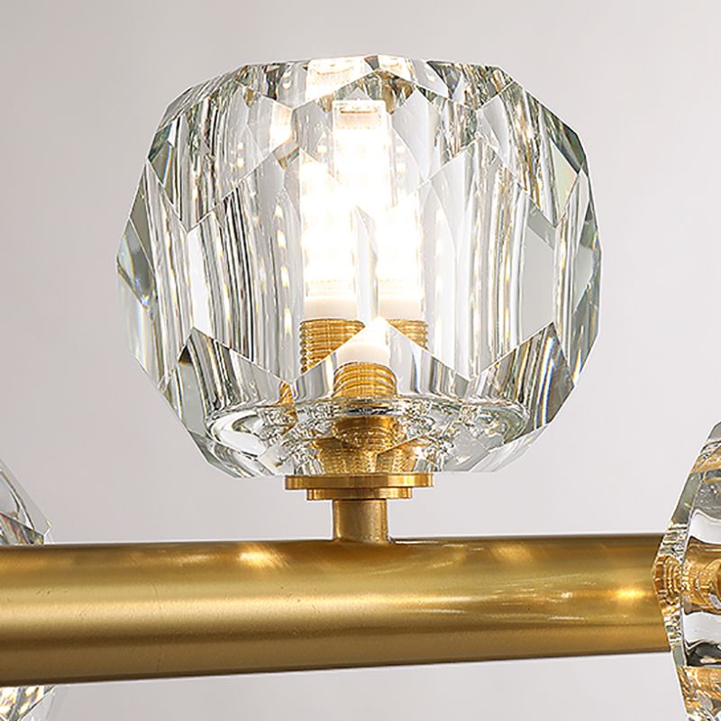 Nordic Dining Island Light Kitchen Crystal Ceiling Hanging Light Fixture