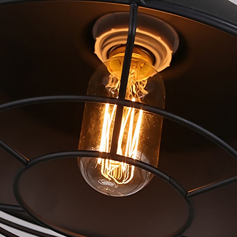 Industrial Island Pendant Lights Metal Multiple-Light Island Light Fixtures