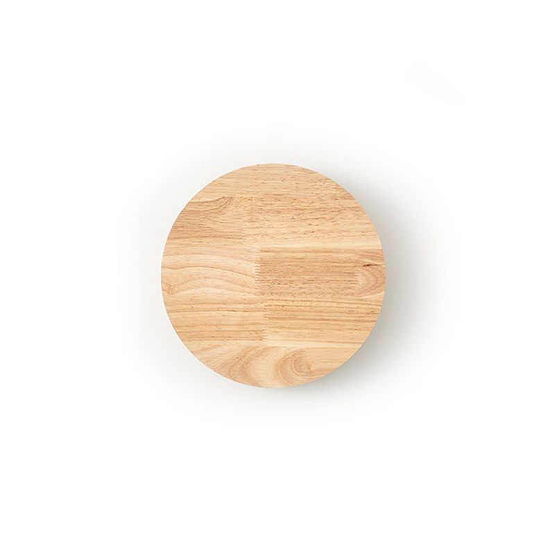 Runde Wandlampen moderne Einfachheit Holzwandleuchten für Wohnzimmer