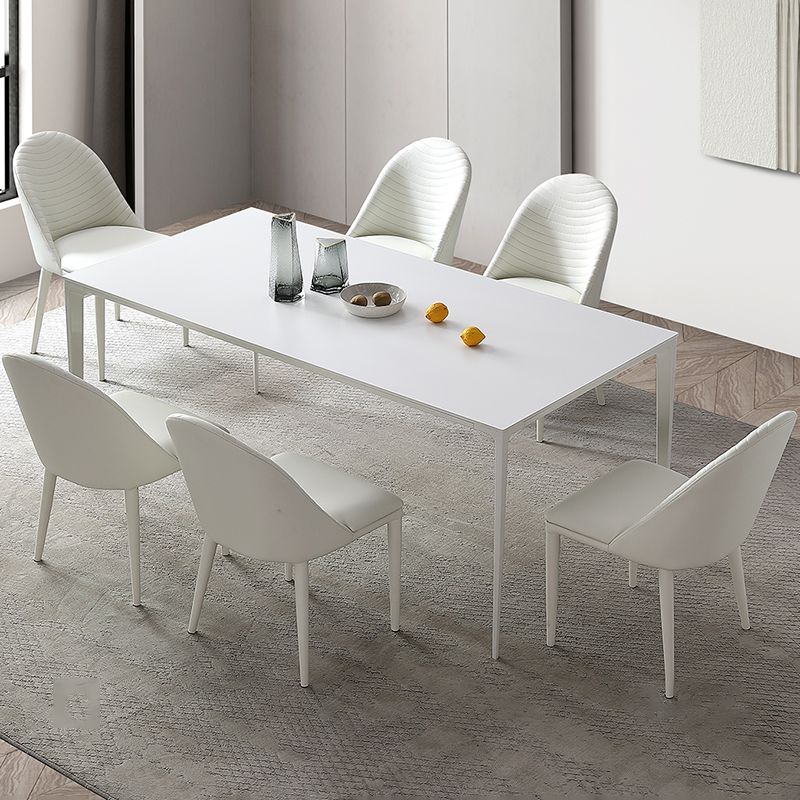 Contemporary 1/4/5/7 Pieces Dining Set Sintered Stone Dinette Furniture for Home Use