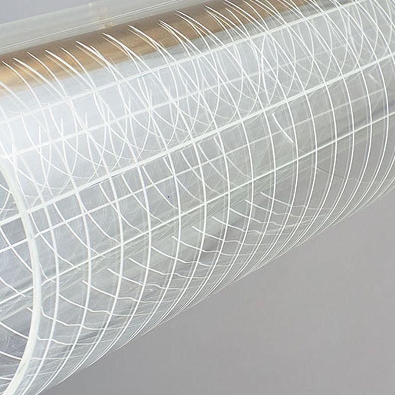 Modern Simple Glass Island Pendant 1 Light Island Light in Gold for Restaurant