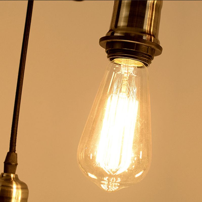 Lineare Inselbeleuchtungskörper industrielles Holzheizbeleuchtung für das Restaurant