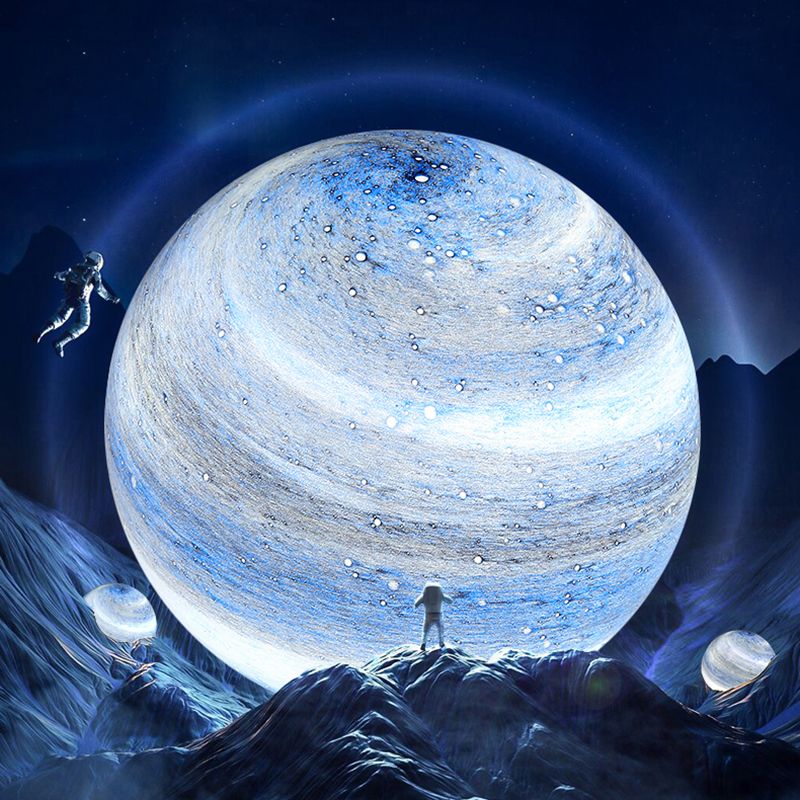 Globe Glass Table Lamp 1 Licht Moderne Simplicity Style Night Light voor slaapkamer