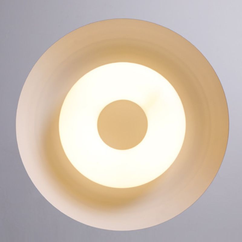 Contemporary Metallic LED Ceiling Light Simple Flush Mount Light Fixture for Bedroom