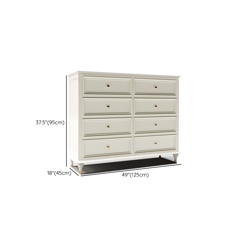 Traditional Storage Chest Solid Wood Dresser with 9/8/7/5 Drawers