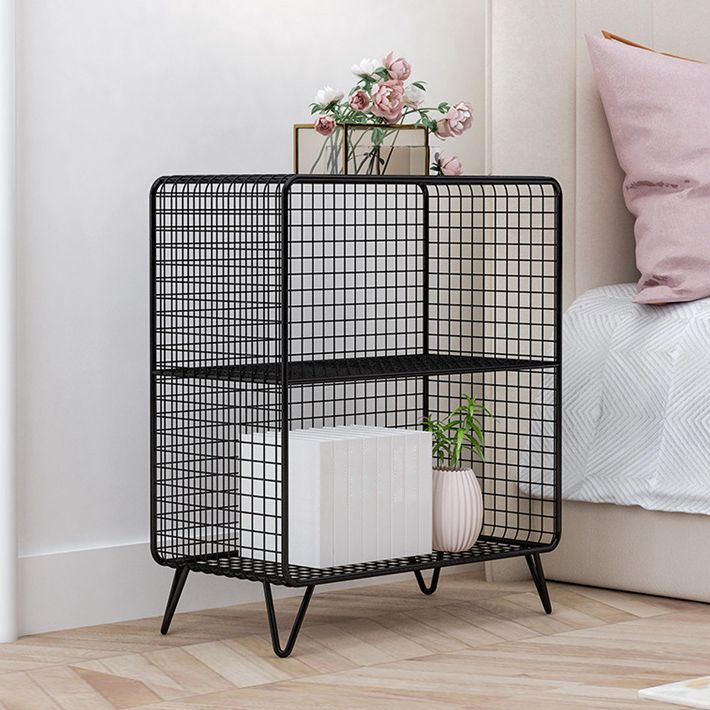 Modern Style Bookcase Standard Closed Back Metal Bookshelf for Home