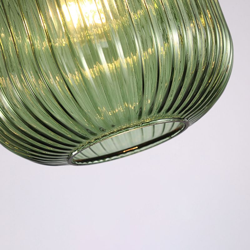 Modern Style Minimalist Hanging Light Glass Shade Pendant Lighting Fixture