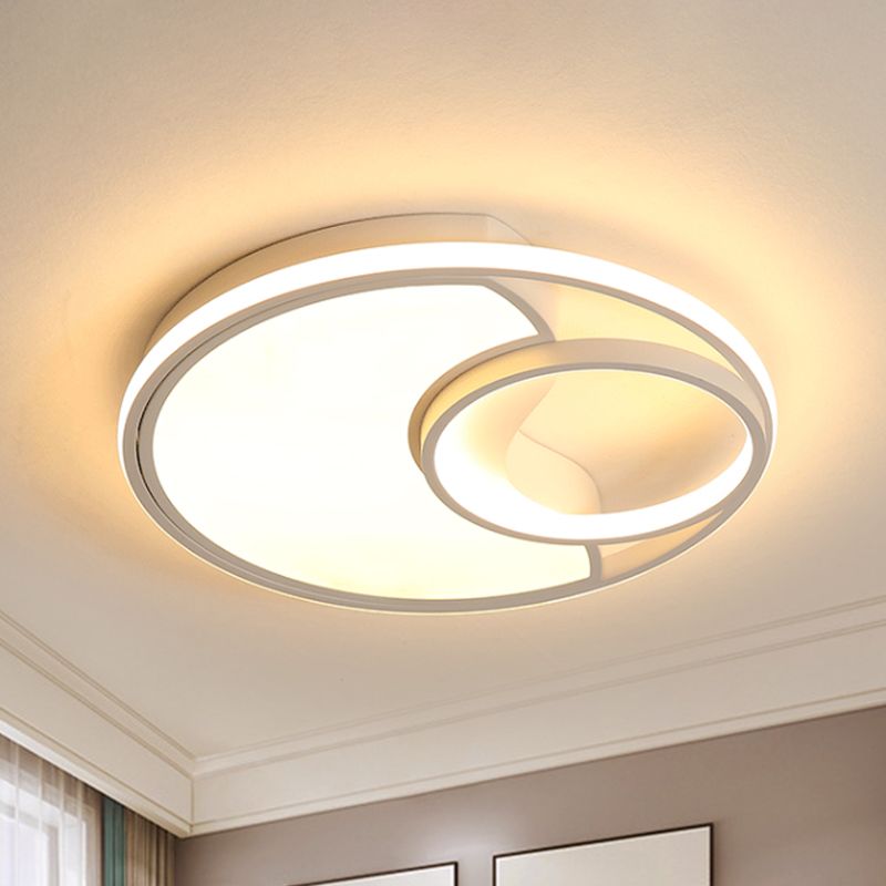 Sun Moon – plafonnier LED en acrylique, design moderne et Simple, luminaire décoratif de plafond, idéal pour une salle de bain, un couloir ou un couloir