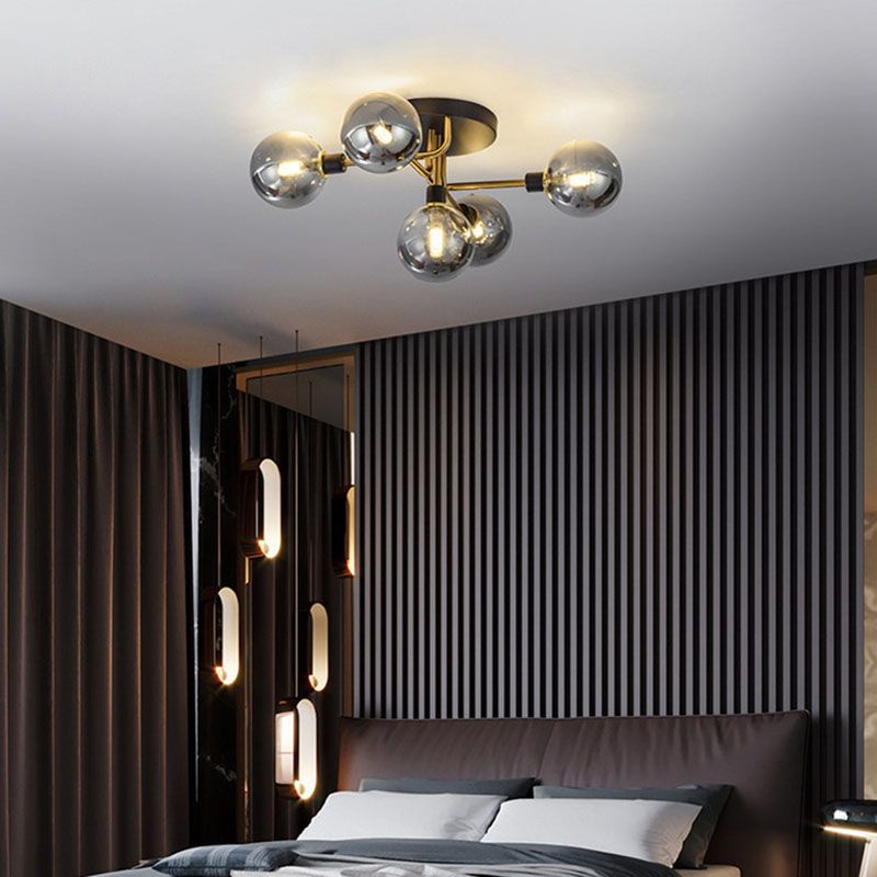 Nordic Luxury Flush Mount Illuminazione Illuminazione Creative Round Flush Mount Plafoniera per Camera da letto