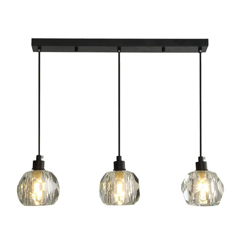 Ideas de iluminación de la isla de Crystal Island de estilo moderno de estilo Spherical