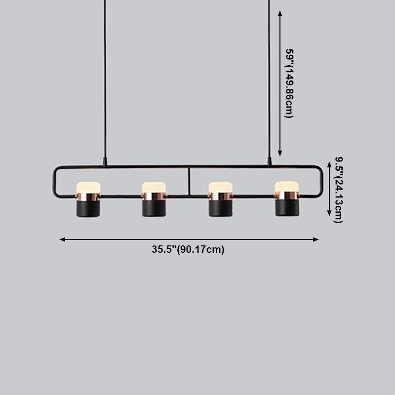 Simple Modern Ceiling Chandelier Multi Light Pendant Light for Dining Room