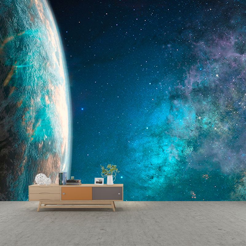Washable Stain Resistant Mural Wallpaper Universe Indoor Wall Mural