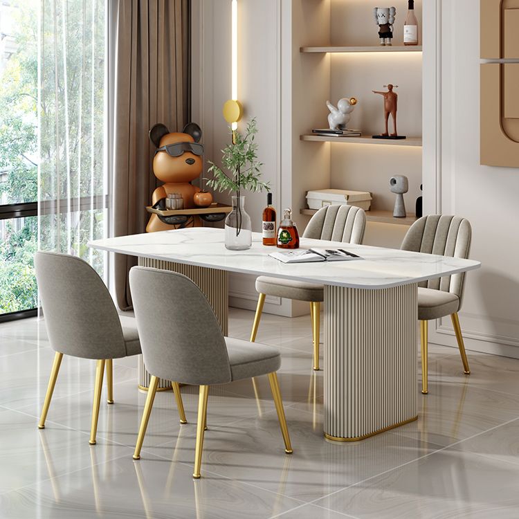 Luxury 1/2/5/6/7 Pieces Dining Set Sintered Stone Dining Furniture Set /Separate Items