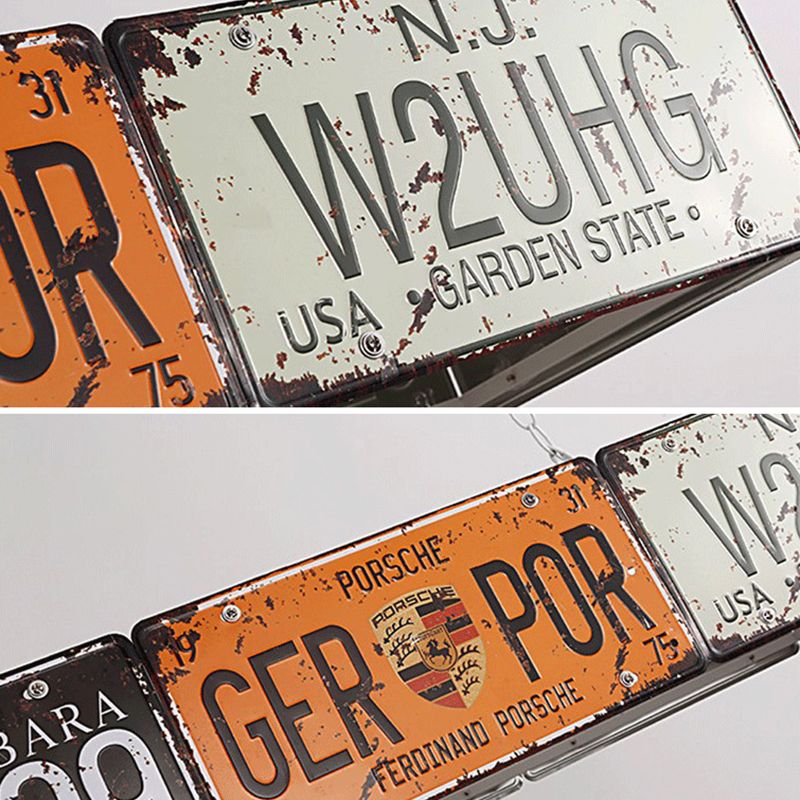 Luminaire géométrique luminaire luminaire rétro de style industriel éclairage en métal pour bar