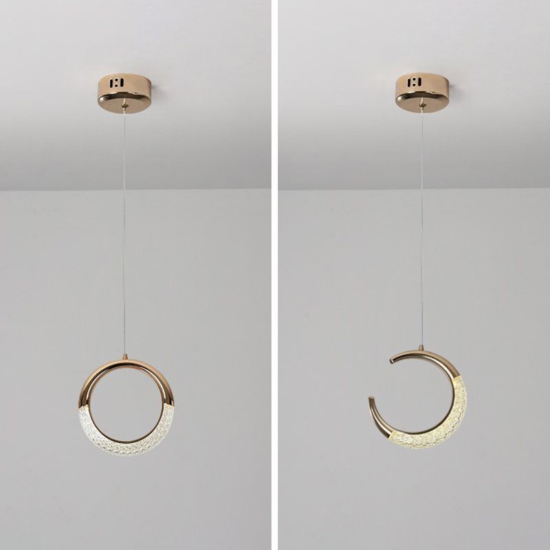 Moderner minimalistischer Stil hängender Anhänger Lichter Metal 1 Licht Anhänger Lichter für Wohnzimmer