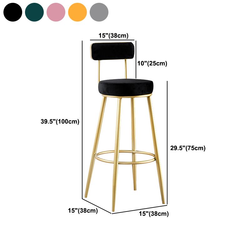 Glam 1/2/3 Pieces Round Bar Table Set Fixed Table Counter Set for Dining Room