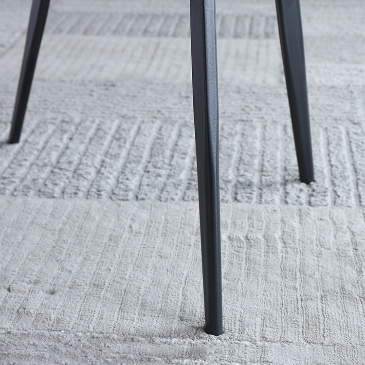 Chaise d'appoint à dossier solide de Style scandinave, chaise rembourrée sans accoudoirs pour usage domestique