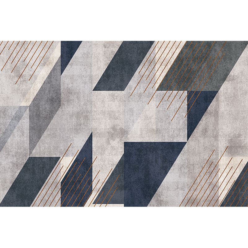 Scandinavisch geometrisch patroon Tapijten Multi-kleuren Polypropyleen tapijt Anti-slip Backing Gemakkelijke verzorging Wasbaar binnen Tapijt voor woonkamer