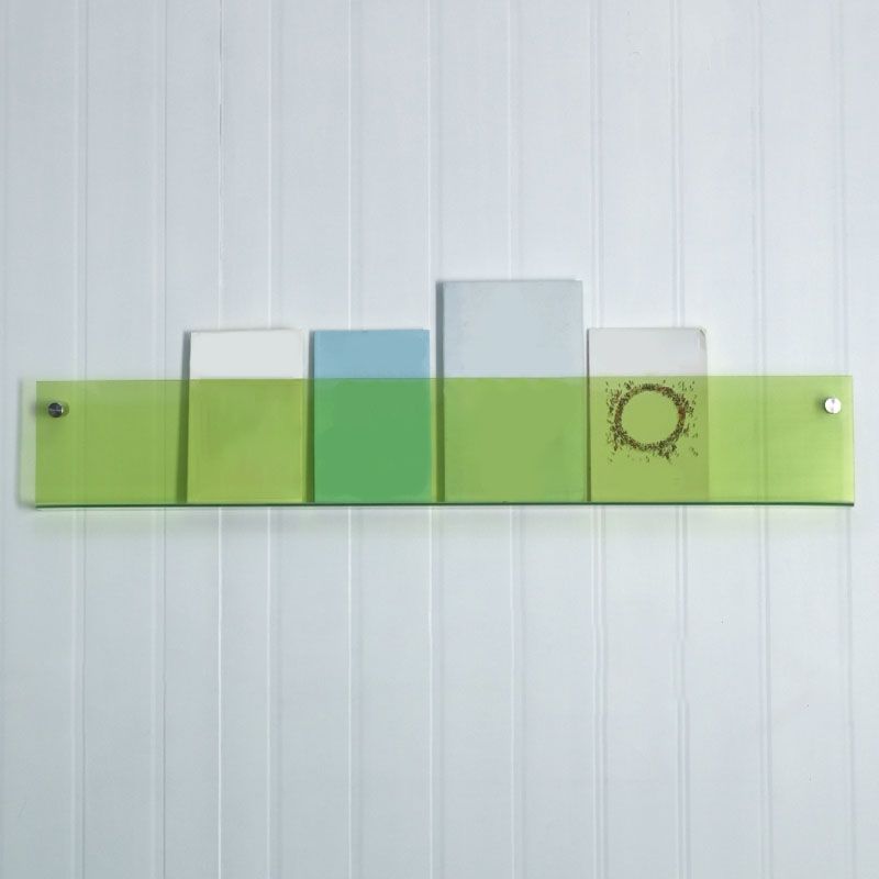 Acrylic Wall Mounted Bookshelf Nordic Rectangle Home Office Storage Bookcase