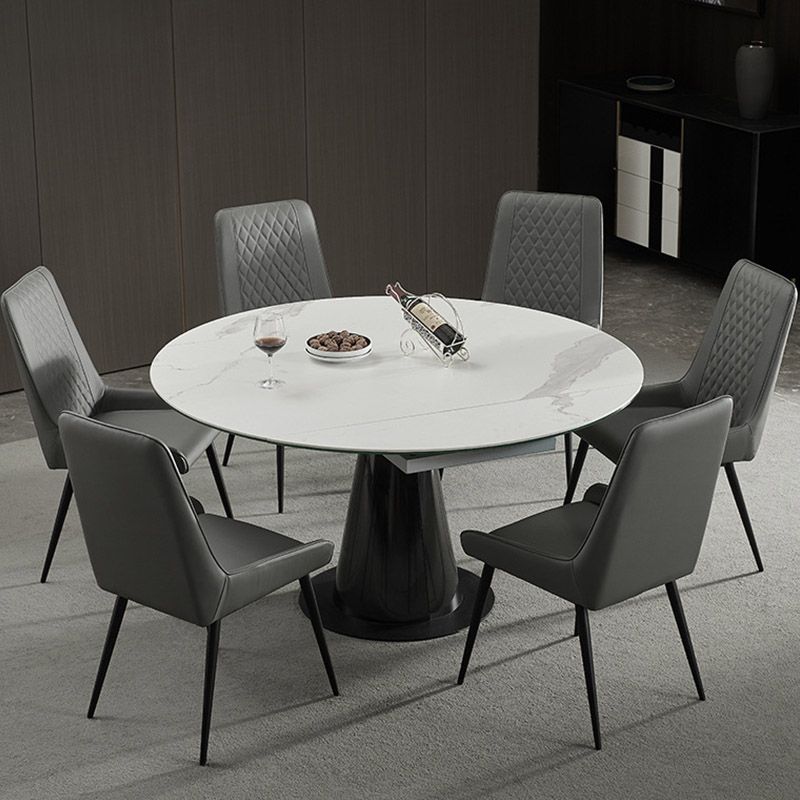 Industrial Upholstered Arm Dining Chair Kitchen Parsons Side Chair